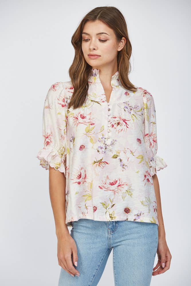 Rosy Romance Blouse