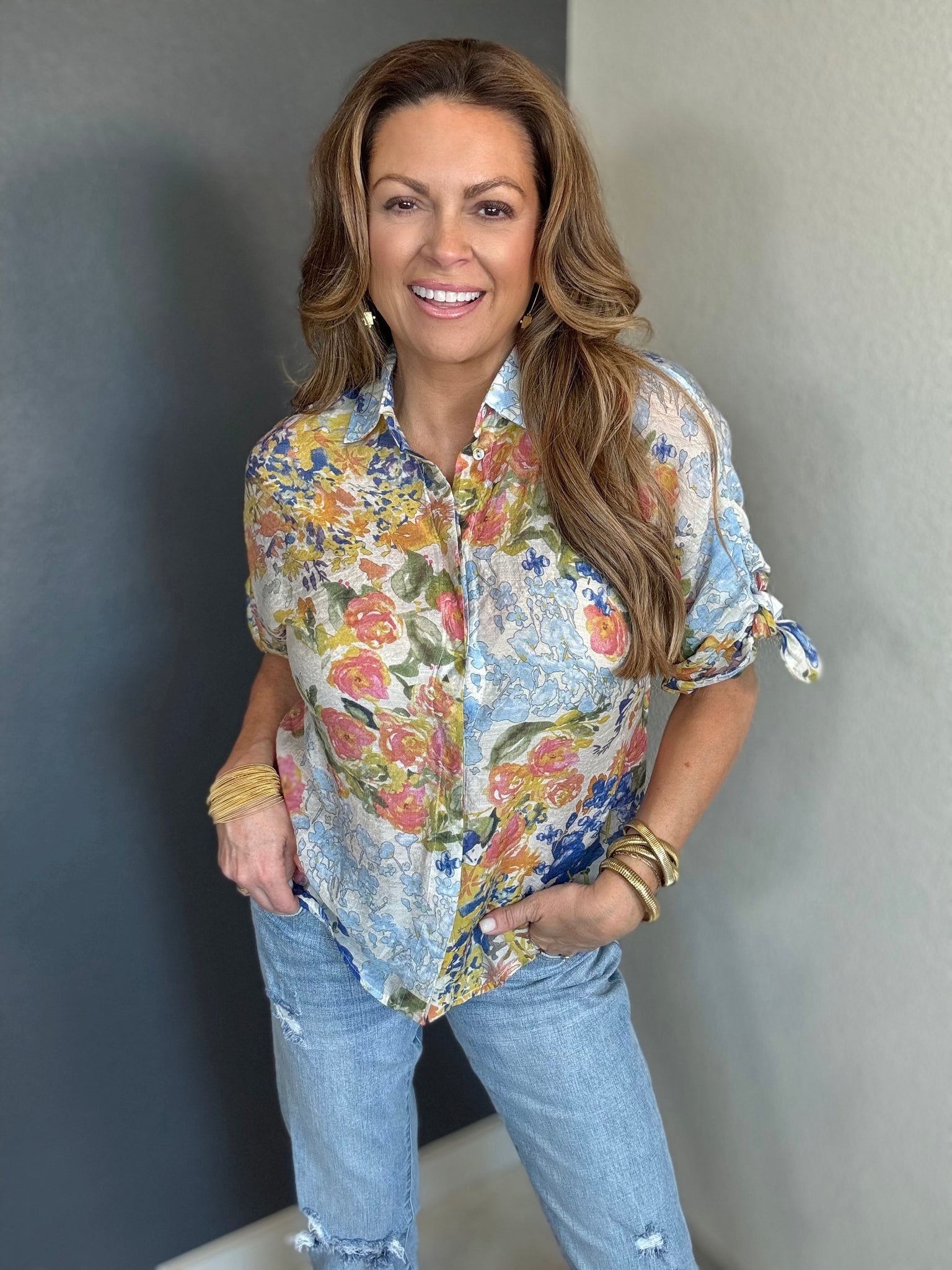 Capri Garden Blouse