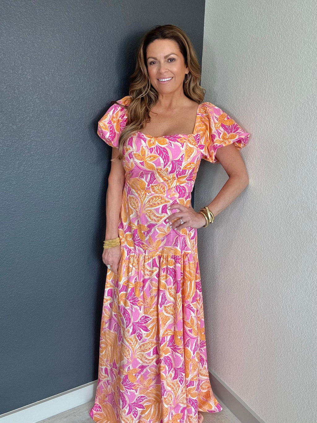 Tropicana Sunset Maxi Dress
