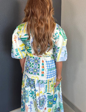 Santorini Summers Shirt Dress