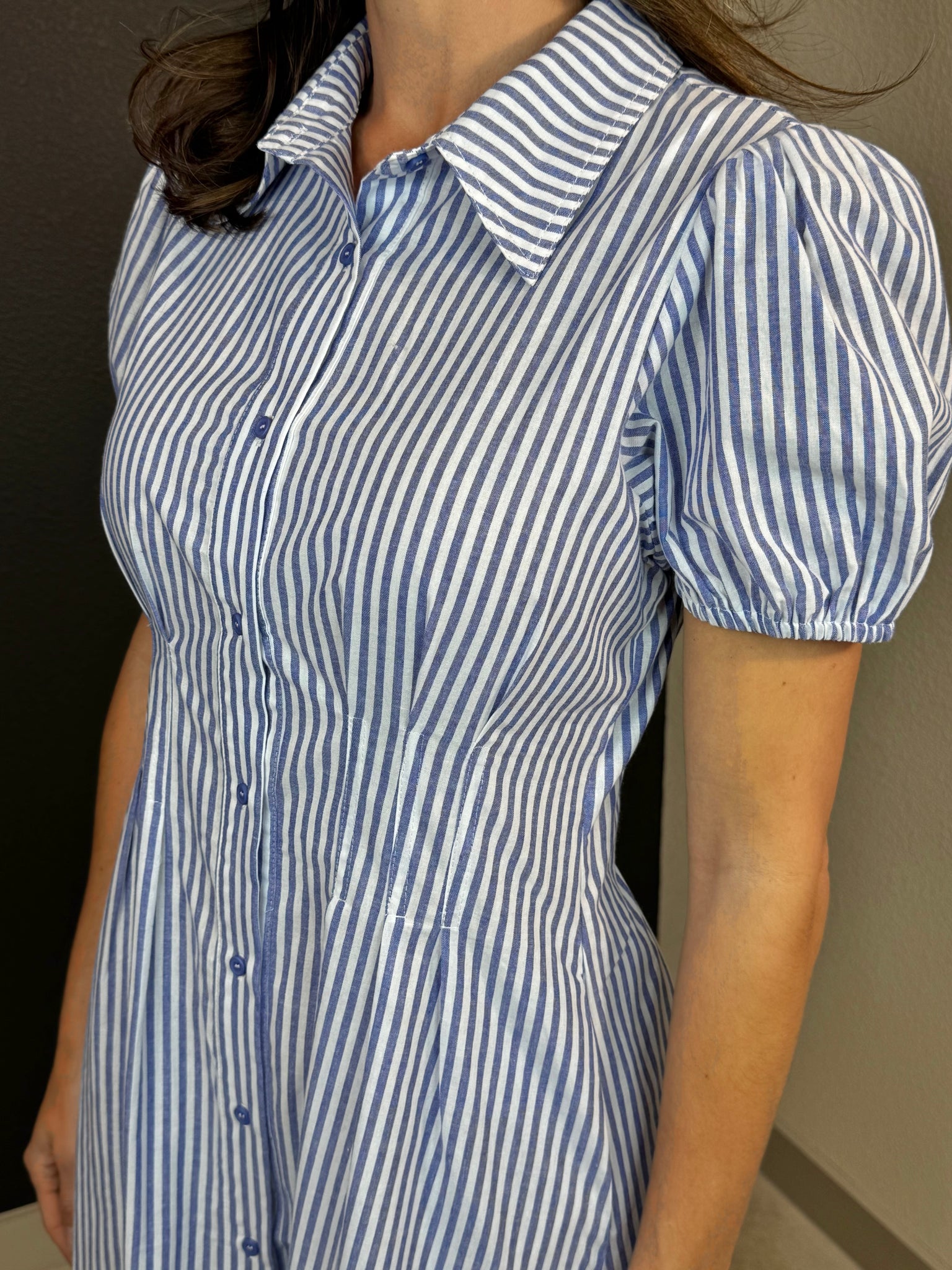 The Hampton Stripe Midi Dress