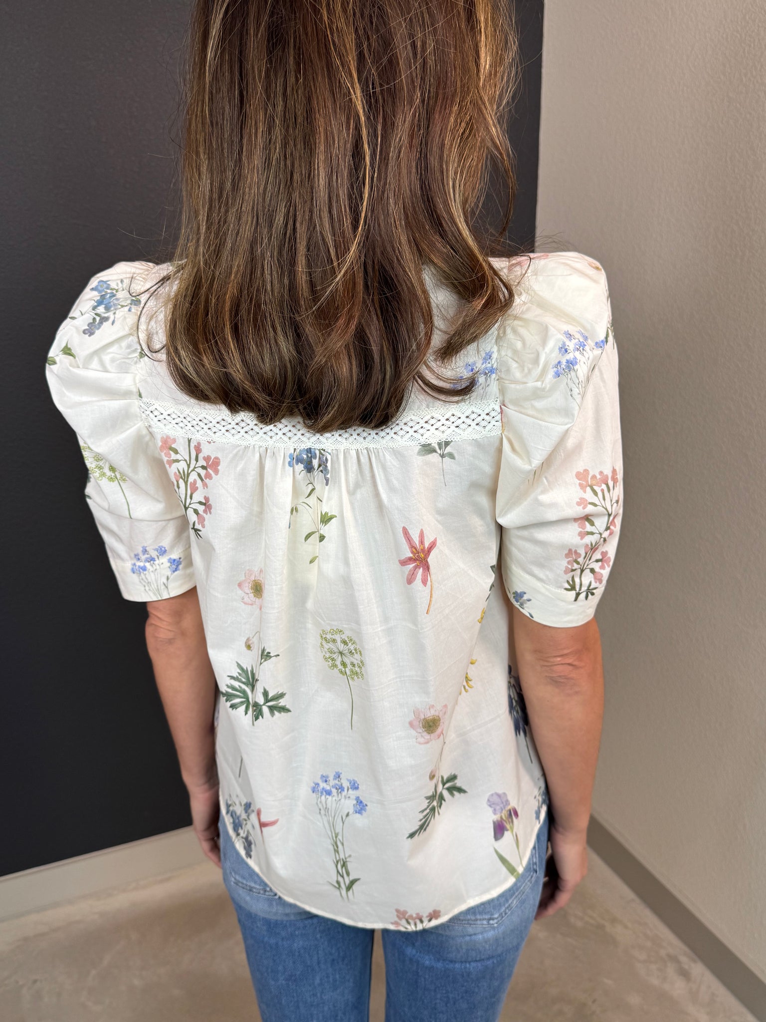 Simple Delight Floral Blouse