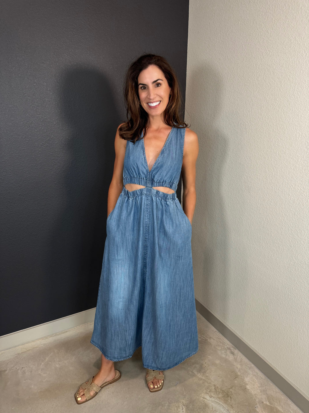 Seabreeze Denim Cutoff Dress