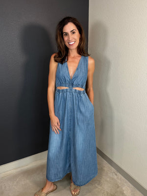 Seabreeze Denim Cutoff Dress