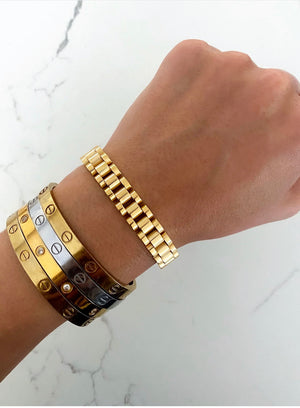 Medium Gold Chain Bracelet